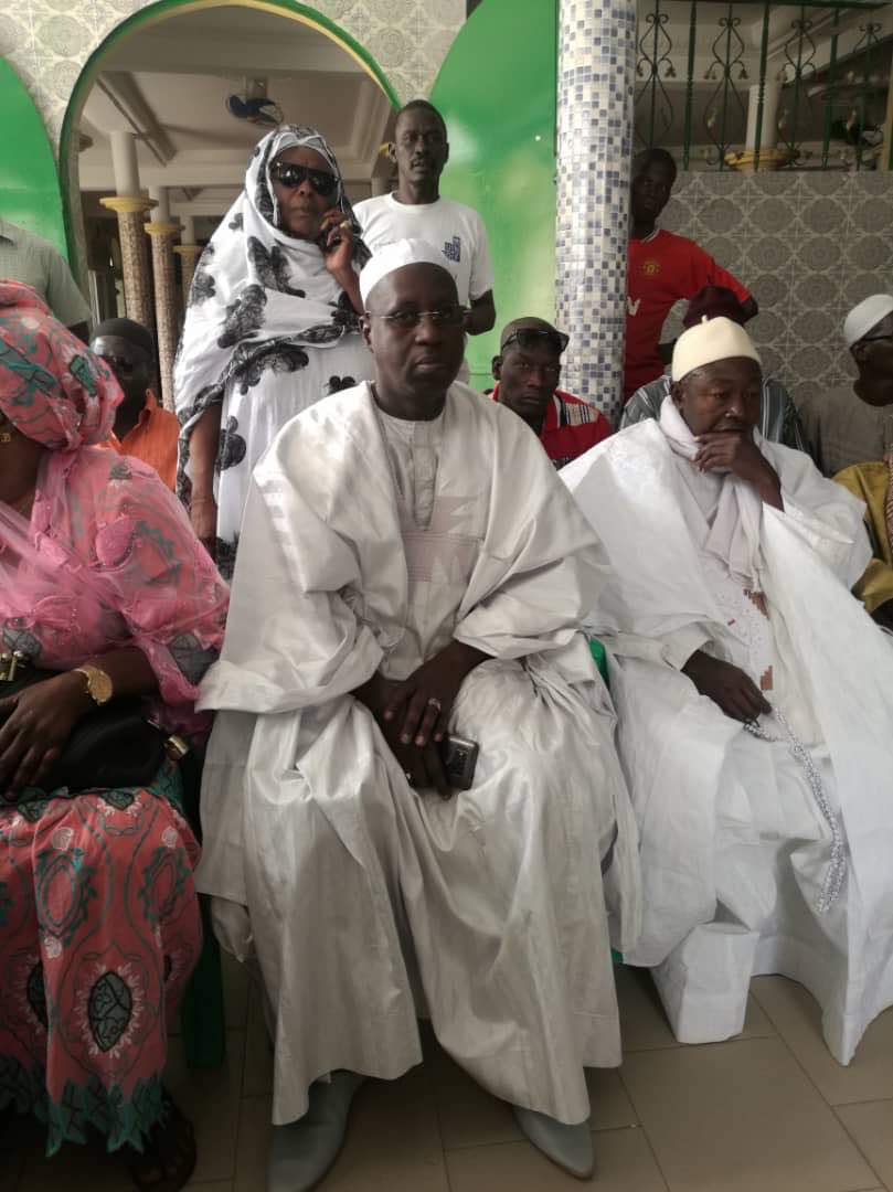 Abdou Karim Sall visite la grande mosquée de Nimzatt à Pikine Nord