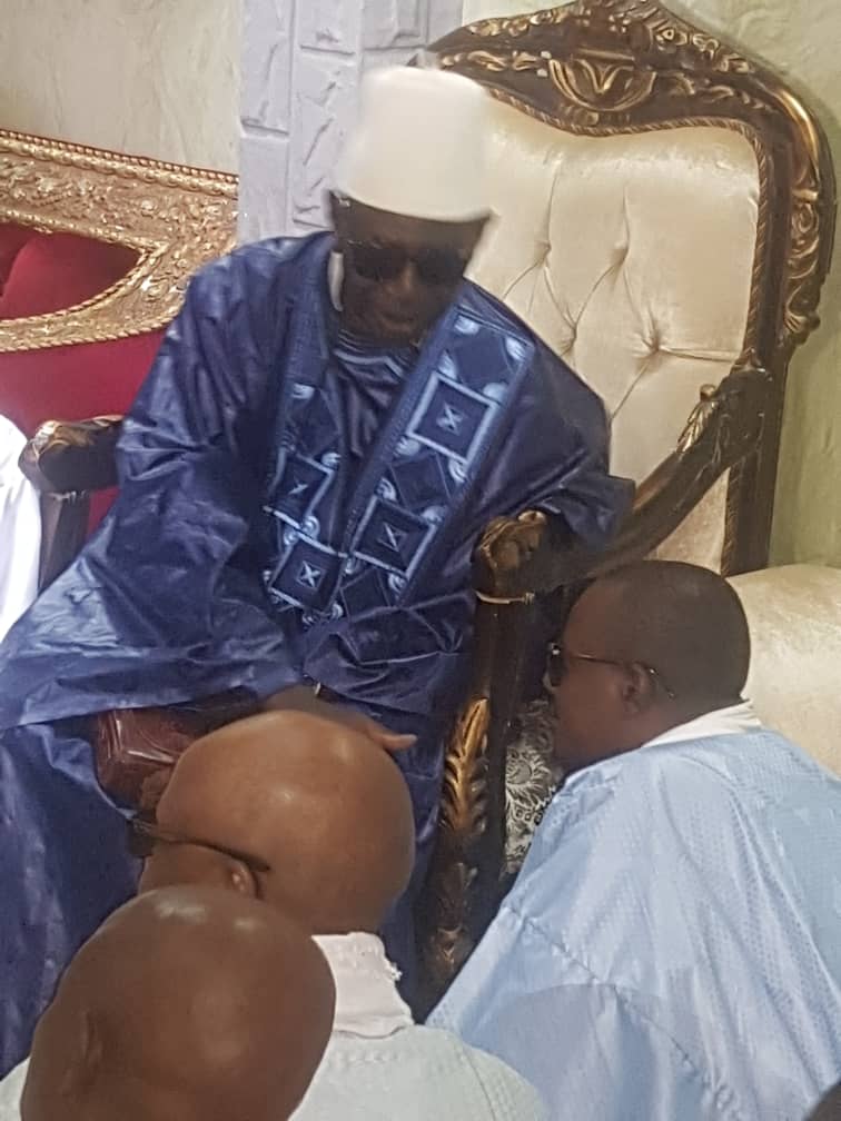 TOUBA - Serigne Bass Abdou Khadre rend visite à Serigne Sidi Abdou Lahad Mbacké