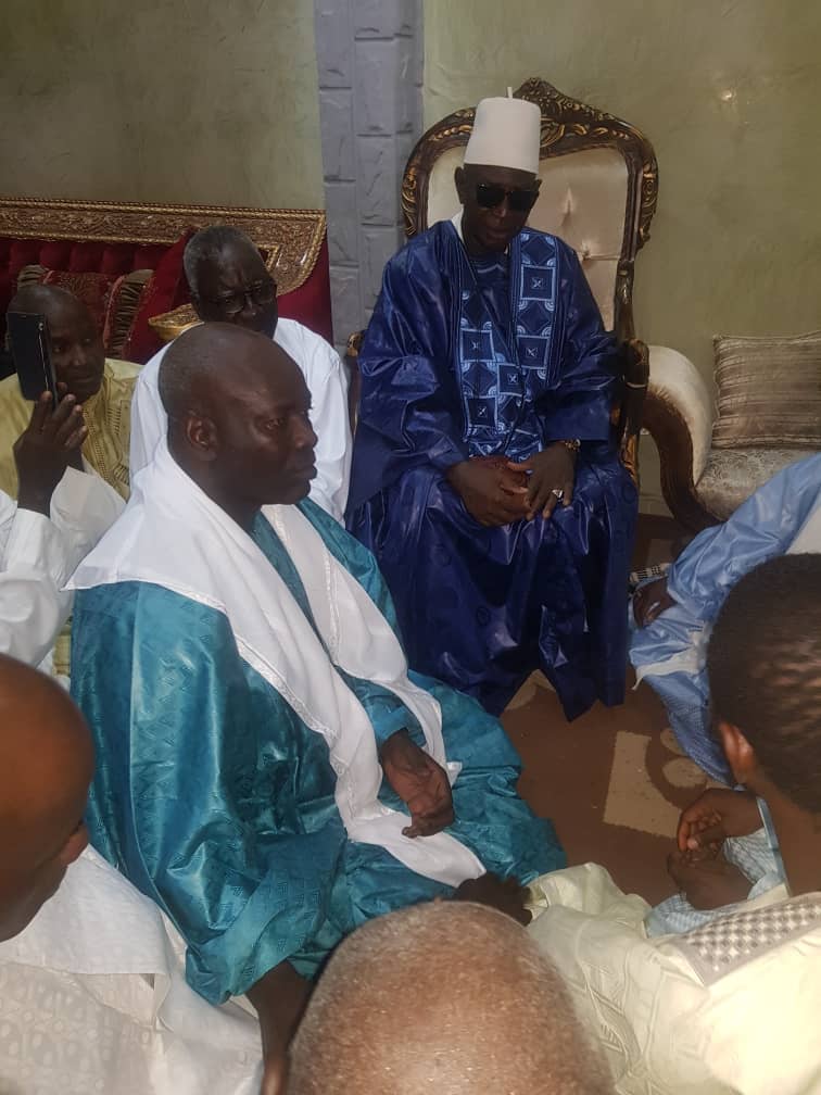 TOUBA - Serigne Bass Abdou Khadre rend visite à Serigne Sidi Abdou Lahad Mbacké