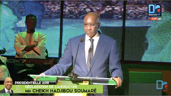 Hadjibou Soumaré : "Le constat largement partagé est que notre pays n'avance pas, alors que notre économie recule et notre démocratie perd son influence..."