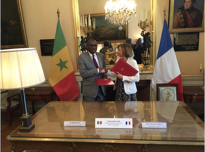Rencontre entre le Ministre des Affaires Etrangères et des Sénégalais de l’Extérieur et le Ministre français des Armées
