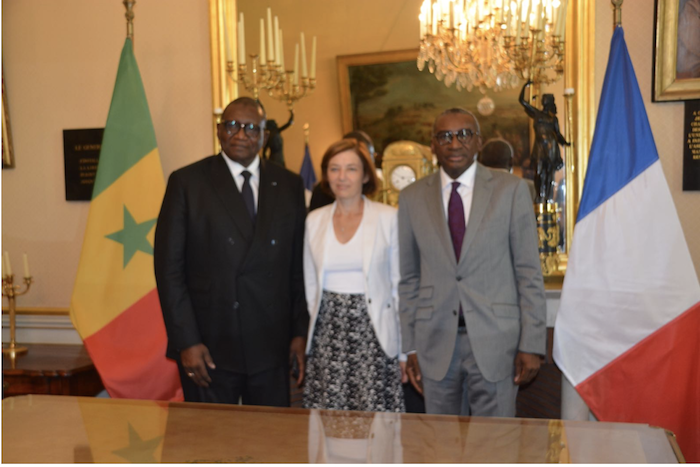 Rencontre entre le Ministre des Affaires Etrangères et des Sénégalais de l’Extérieur et le Ministre français des Armées
