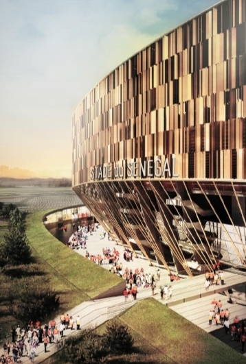 Les détails de la construction du stade olympique de football du Sénégal