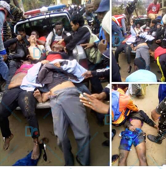 Madagascar/Sénégal : Le bilan des bousculades au stade de Mahamasina s'alourdit à 8 morts .  ( IMAGES )