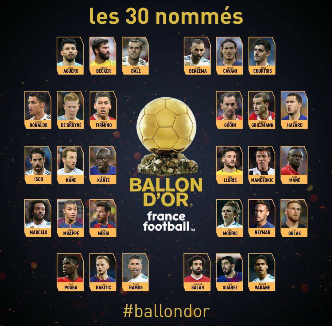 Ballon d’or : Sadio Mané dans les 30 nommés