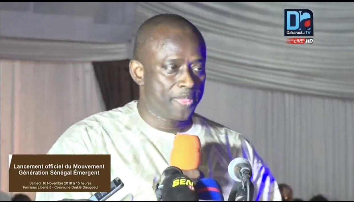 Lancement du mouvement Génération Sénégal émergent : le discours du directeur général du Port de Dakar, Aboubacar Sadikh Bèye