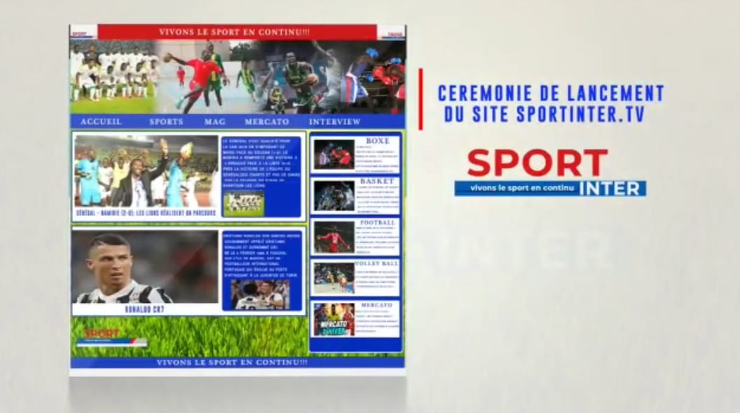 Lancement officiel de Sportinter.tv du journaliste Mbaye Sène 