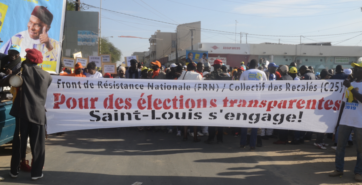 Marche de protestation / L'opposition saint-louisienne vilipende Macky Sall et avertit sur toute tentative de fraude électorale