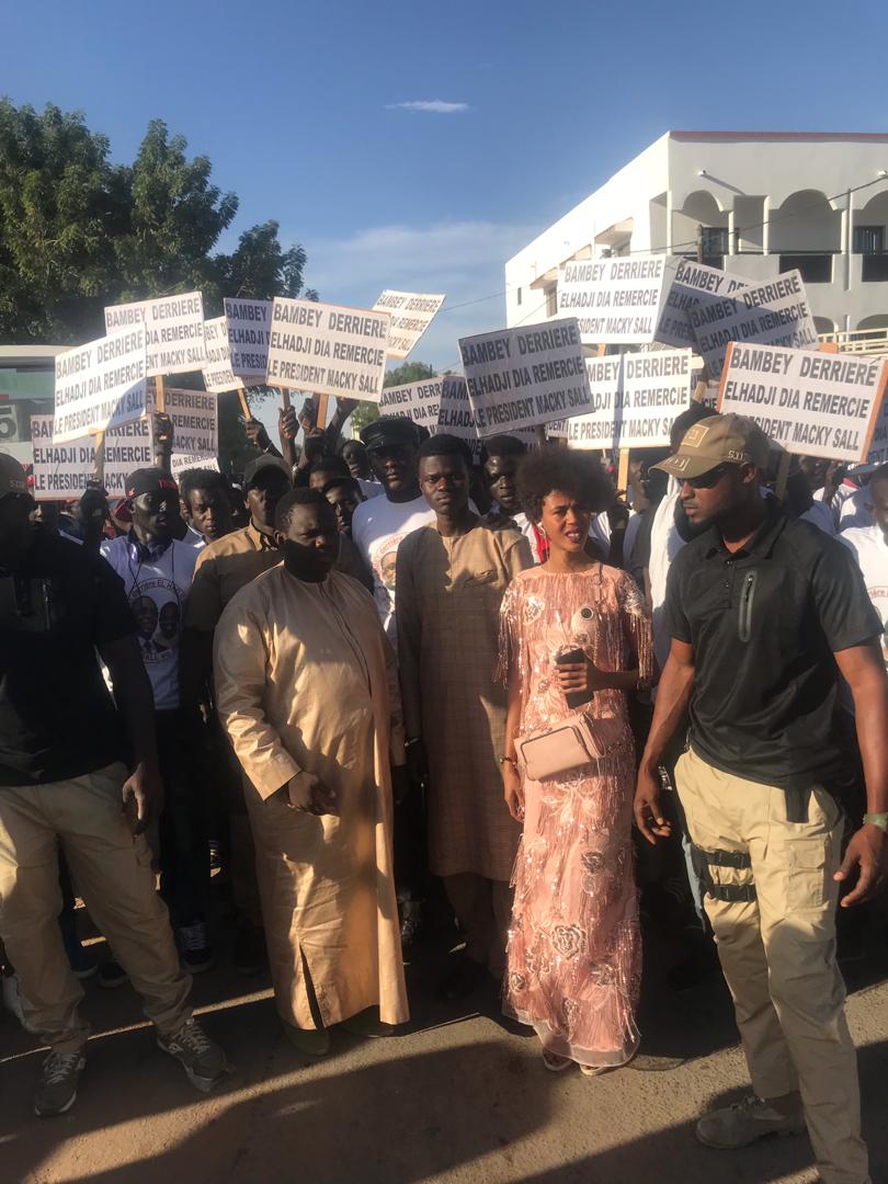 (IMAGES) La mobilisation d'El Hadj Dia lors du meeting d'ouverture du candidat Macky Sall à Mbacké