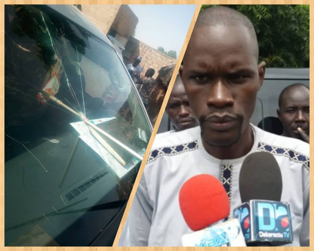 VIOLENCE À TAÏF / Le véhicule du maire caillassé... Mbaye Tine accuse les Sonkolais
