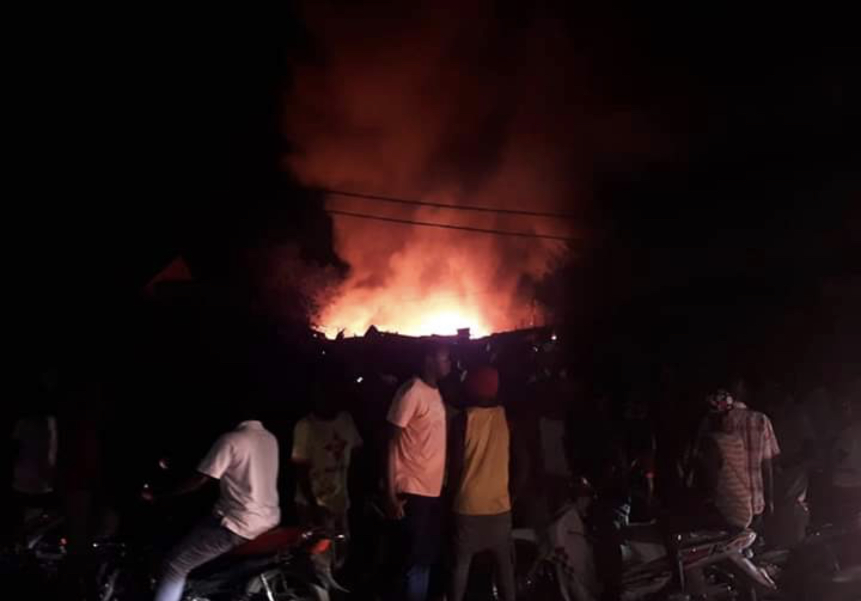 Urgent : Incendie au marché central de Tambacounda