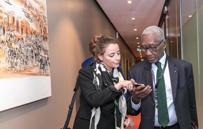 Le général Bruno Clément-Bollée et Dre Caroline Roussy (France) rendent un vibrant hommage au regretté général Cissé "Le Général Lamine Cissé, infatigable pèlerin de la paix !"