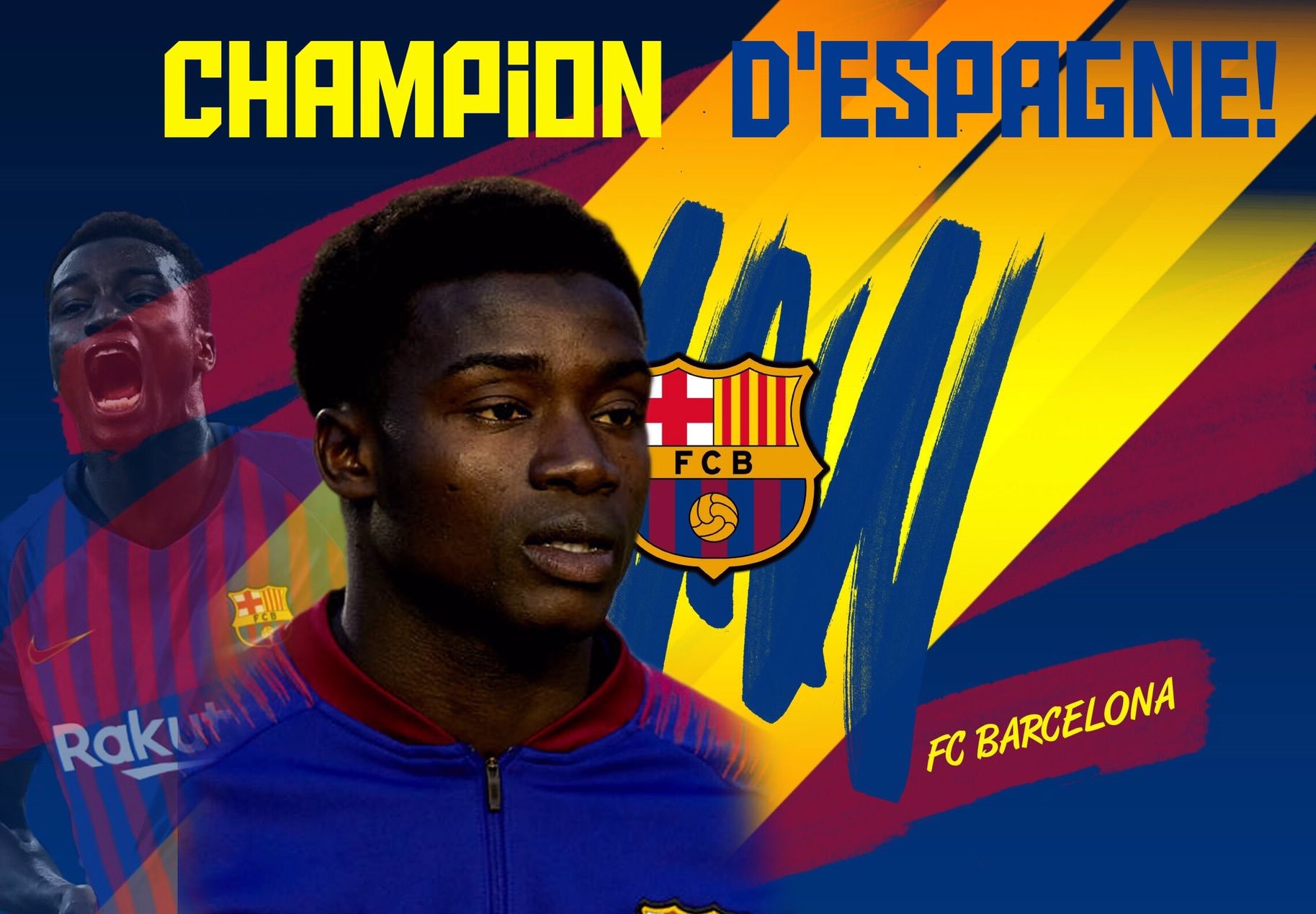 Espagne / Le FC Barcelone est champion, Moussa Wagué couronné.