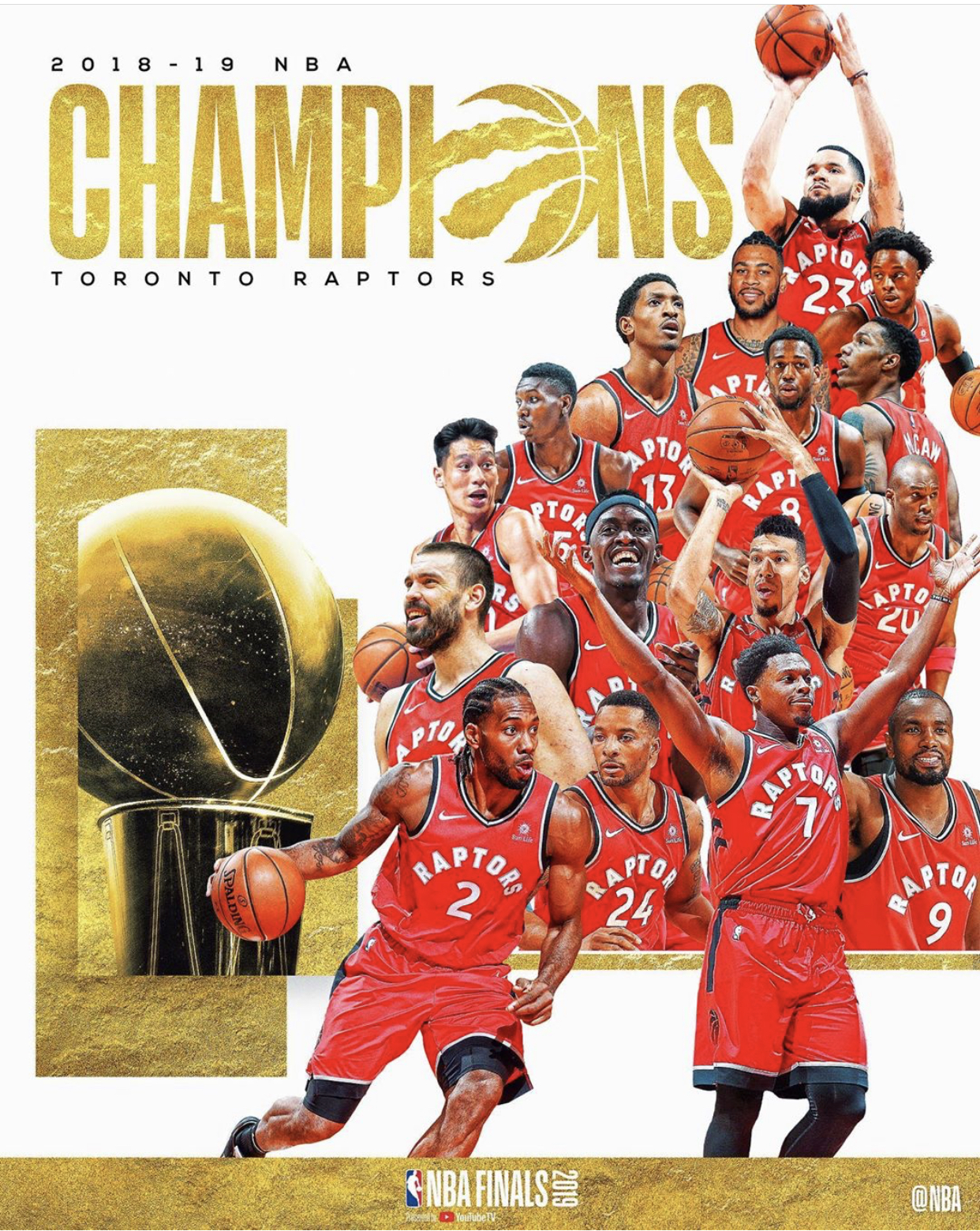 Les Raptors de Toronto champions de la NBA 