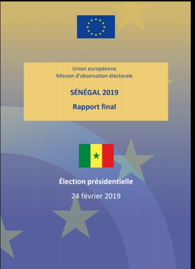 Voici l'intégralité du Rapport de l'Union européenne sur l'élection présidentielle du 24 février 2019 au Sénégal