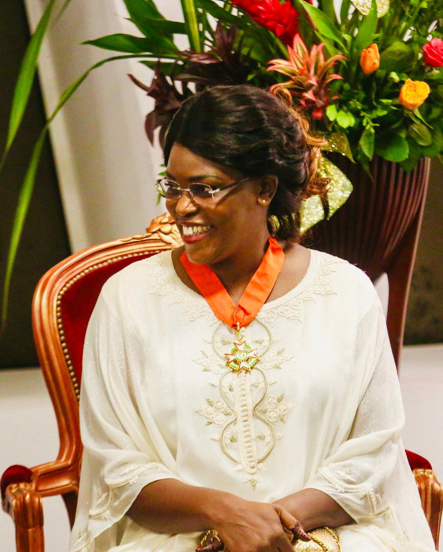 Côte d’Ivoire : La Première Dame Marième Faye Sall élevée au rang de Commandeur de l'ordre national.
