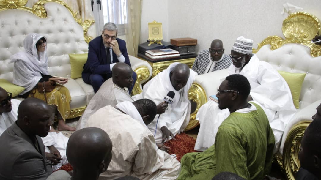 TOUBA / L'ambassadeur d'Italie à Dakar rend visite au Khalife des Mourides et reçoit une délégation de « Touba Ça Kanam »