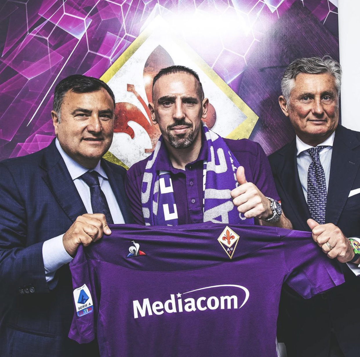 Officiel : Libre de tout contrat, Ribéry s’engage en Série A, avec la Fiorentino pour 2 ans