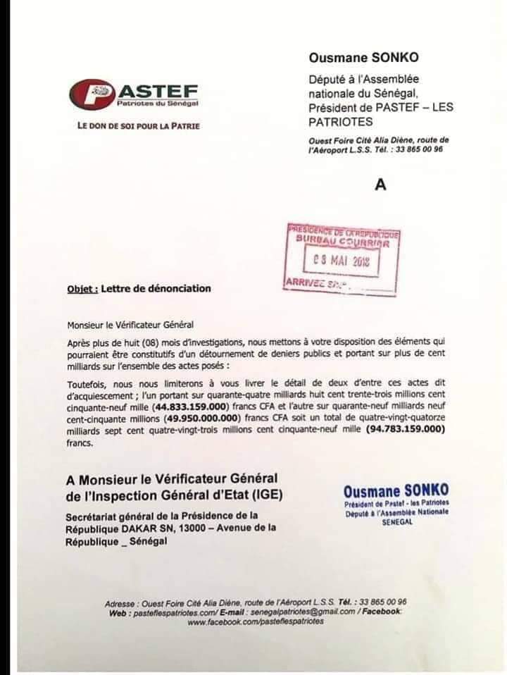 #AFFAIRE_94_MILLIARDS - #BONNE_LECTURE / #BONNE_ÉCOUTE: Ce Samedi 31 Août 2019.