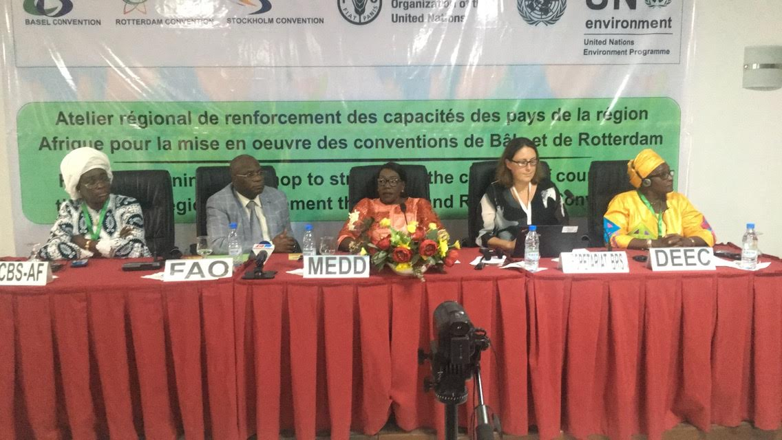 Préservation de l’environnement : Les conventions de Bâle et Rotterdam réunissent les pays de la région Afrique à Dakar.