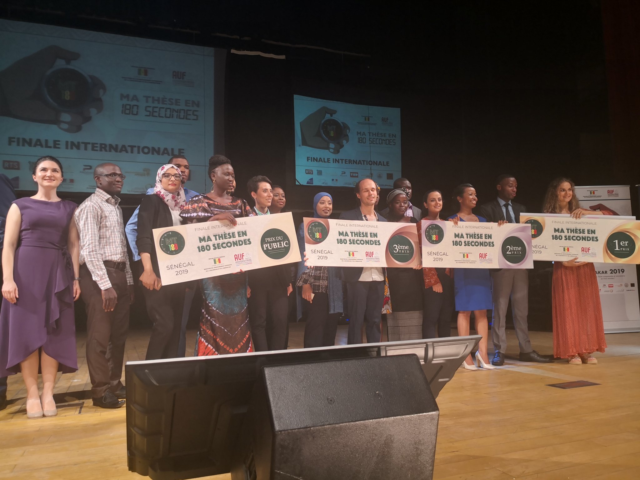 Grande finale de « Ma Thèse en 180 secondes » : Dakar était la capitale des Thésards de la Francophonie