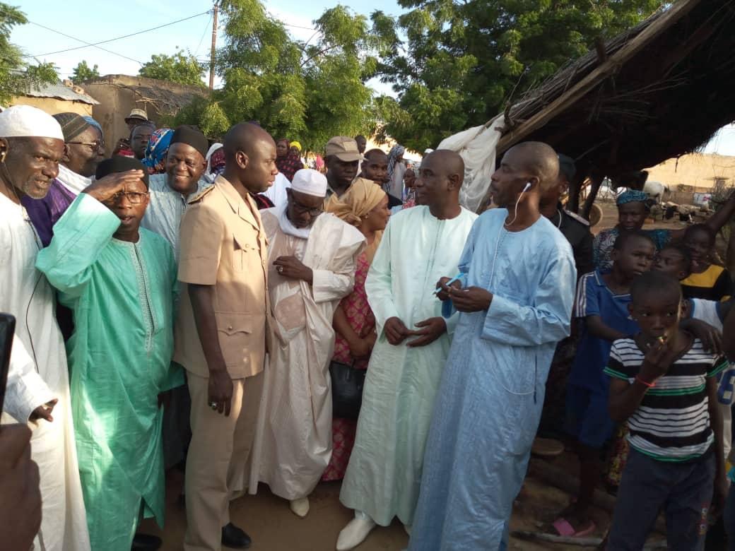 Inondations à Sinthiou Bamambé : Mamadou Talla au chevet des familles sinistrées.