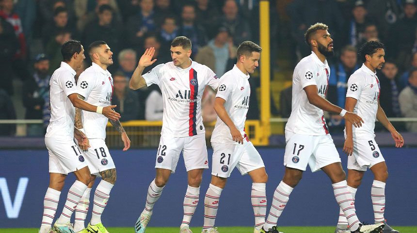 LDC : Le PSG corrige Bruges de Krépin Diatta 5-0 avec un triplé de Kylian Mbappé