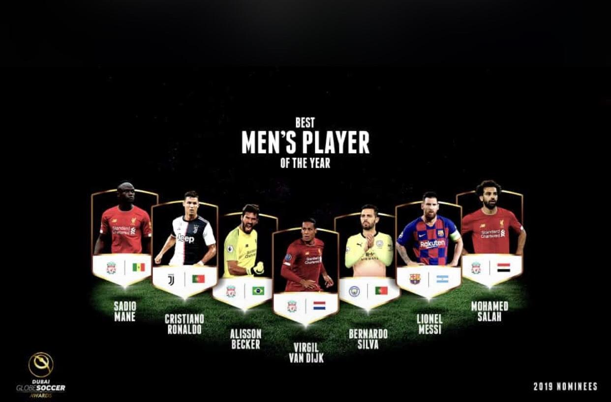 Sadio Mané parmi les 7 nominés pour le titre de meilleur joueur aux Globe Soccer Awards