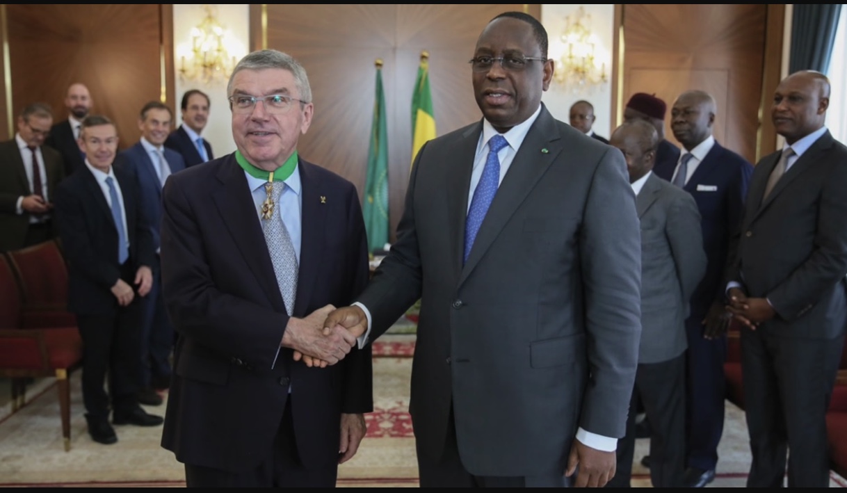 Visite à Dakar / Le Président du CIO, Thomas Bach, reçu par Macky Sall au palais