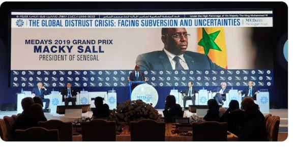 Macky Sall au forum « Medays » : « Chaque année, entre 40 et 80 milliards de dollars de taxes échappent à l’Afrique »