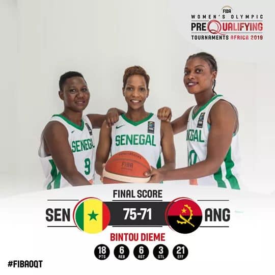 Basket féminin / TQO 2019 : Les « Lionnes » s’imposent in extremis 75 à 71 contre l’Angola