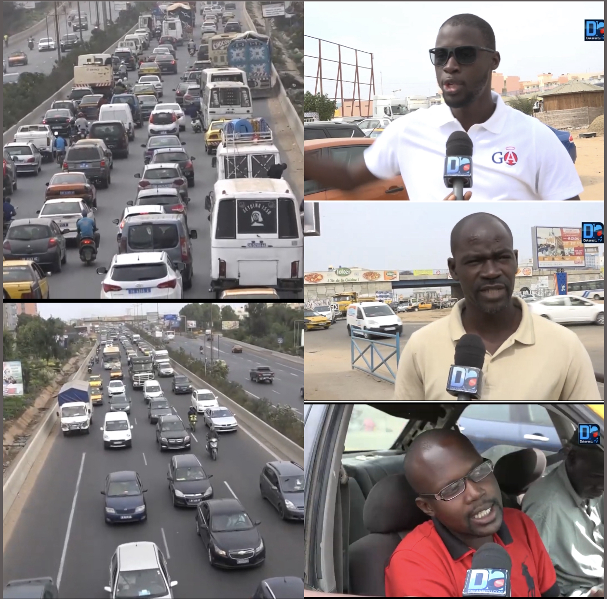 Embouteillages à Dakar : Les usagers dénoncent leur calvaire et s Embouteillages à Dakar : Les usagers dénoncent leur calvaire et s