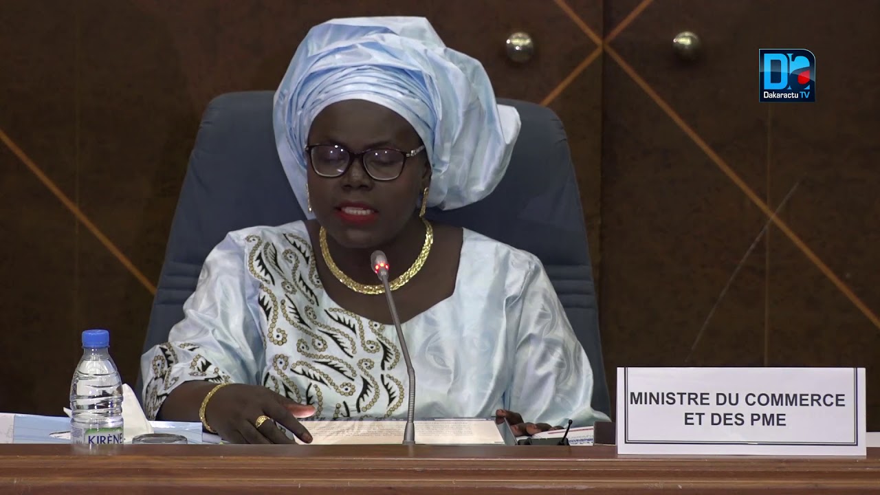 Le ministre  Mme Asomme Diatta au parlement sénégalais : "Depuis 2012, les prix des denrées de première nécessité sont stables"