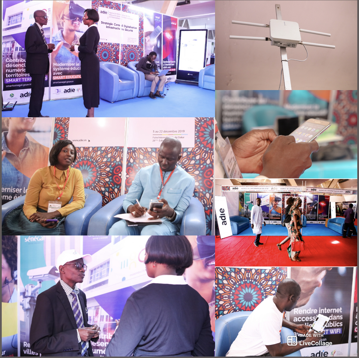 FIDAK 2019 : L’ADIE met l’accent sur le Smart Sénégal et offre du wifi gratuit