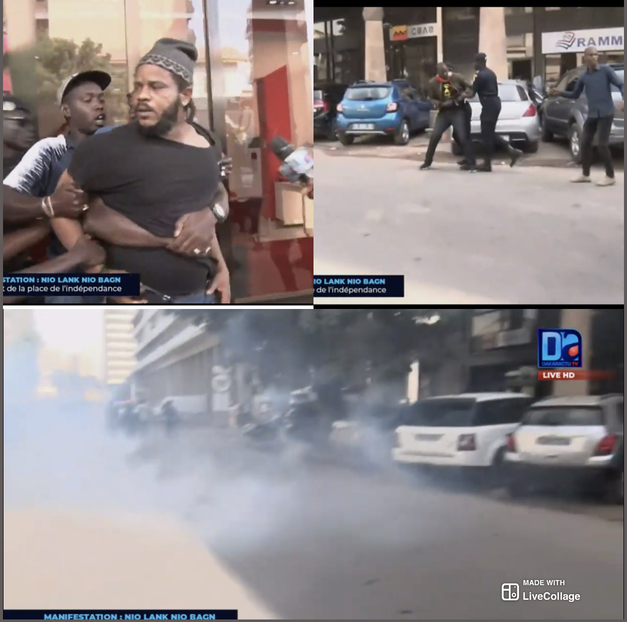 Manifestation à la place de l‘indépendance : Thiate, Aliou Sanè et trois autres membres de Nio Lank, arrêtés...