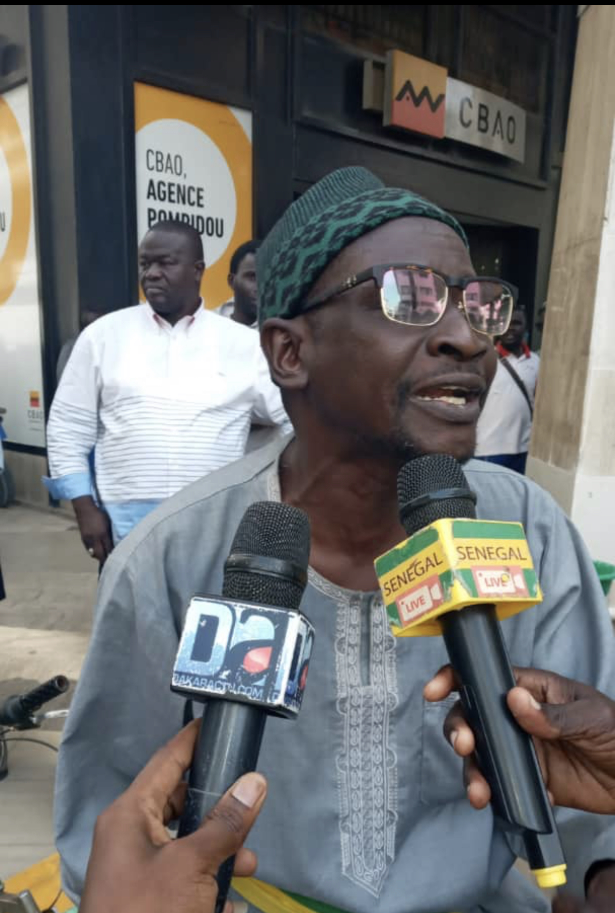 Ibrahima Guèye Naylér / Le premier manifestant à fouler au pied l'interdiction du préfet.