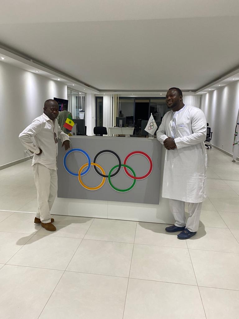 JOJ DAKAR 2022 : Modou Lo reçu par Mamadou Diagna Ndiaye, promet de jouer pleinement sa partition.
