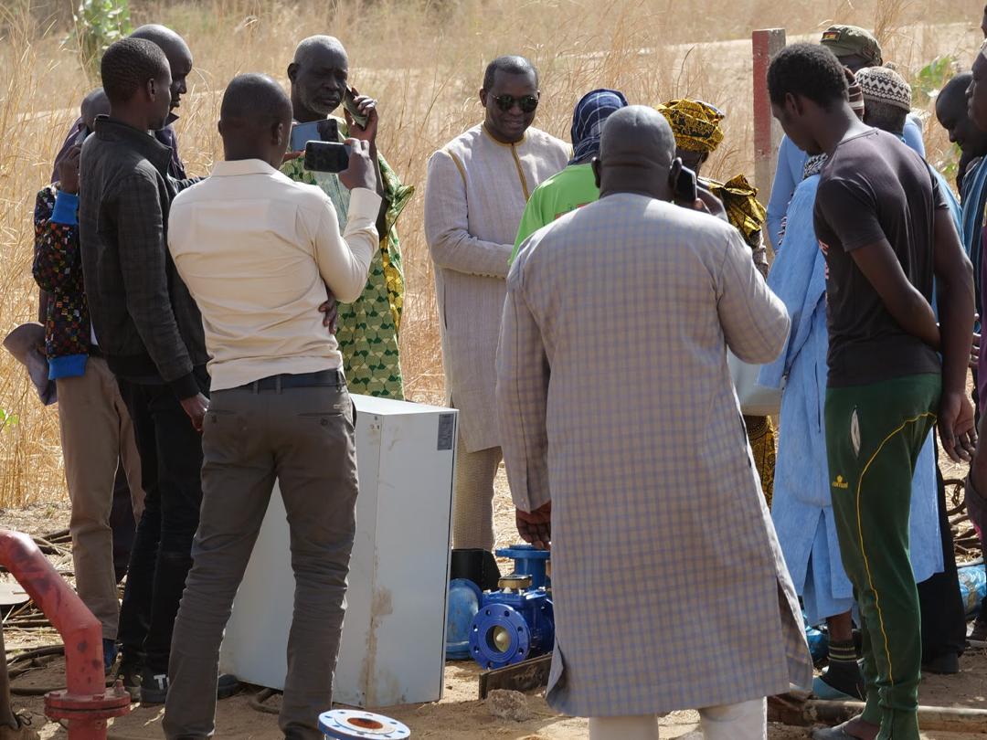 Notto Diobass : Installation des nouveaux équipements du forage de Sanghé.