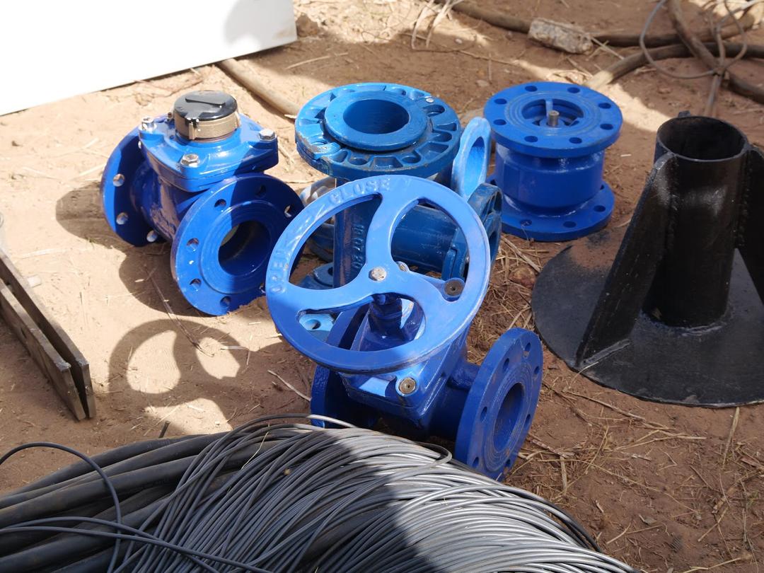 Notto Diobass : Installation des nouveaux équipements du forage de Sanghé.