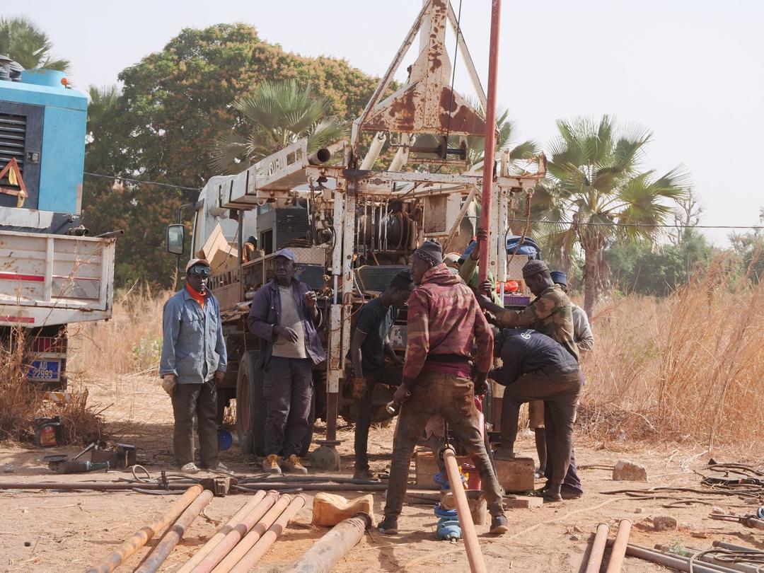 Notto Diobass : Installation des nouveaux équipements du forage de Sanghé.