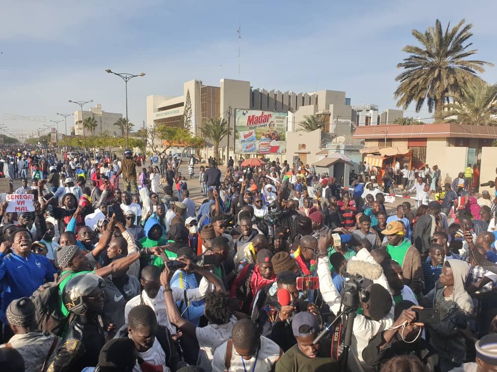 Les images de la mobilisation de « Nio Lank »...
