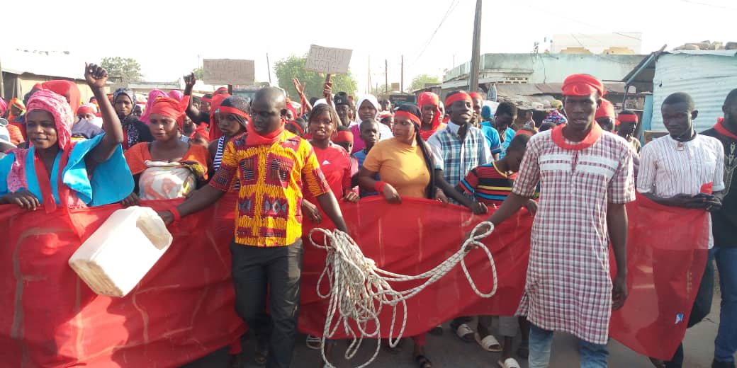 Nioro / Keur Madiabel : La population dans la rue contre la hausse du prix de l'eau (Les premières images).
