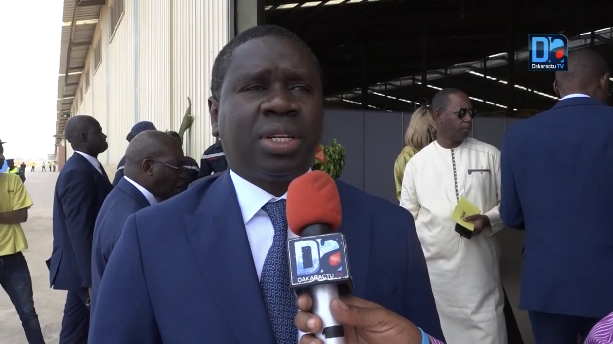 Inauguration Usine TWYFORD à Sindia Le ministre Oumar Youm salue son