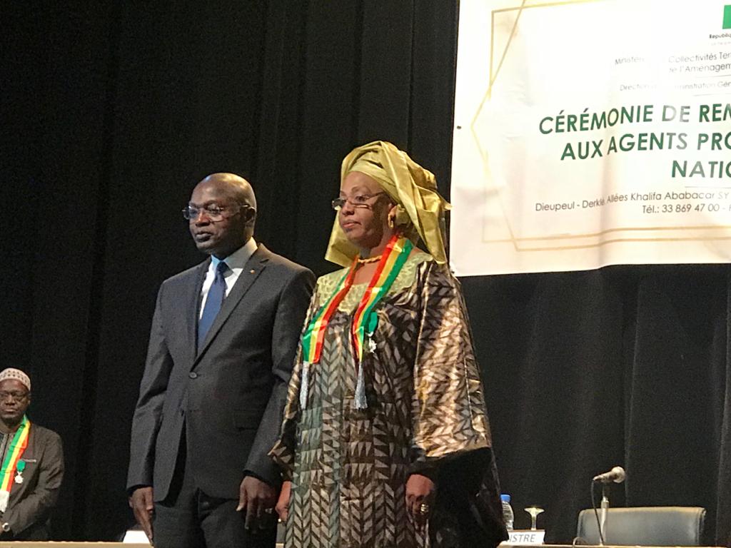 Remise de décorations aux agents du ministère des Collectivités territoriales, du Développement et de l’Aménagement des Territoires, promus aux ordres nationaux.