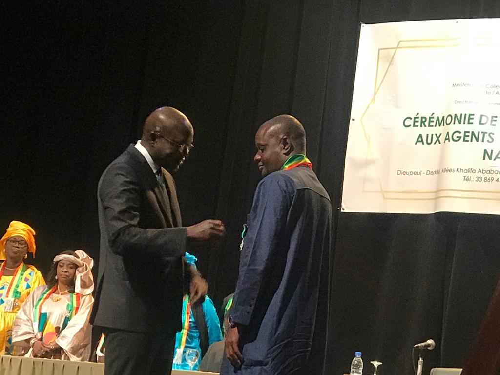 Remise de décorations aux agents du ministère des Collectivités territoriales, du Développement et de l’Aménagement des Territoires, promus aux ordres nationaux.