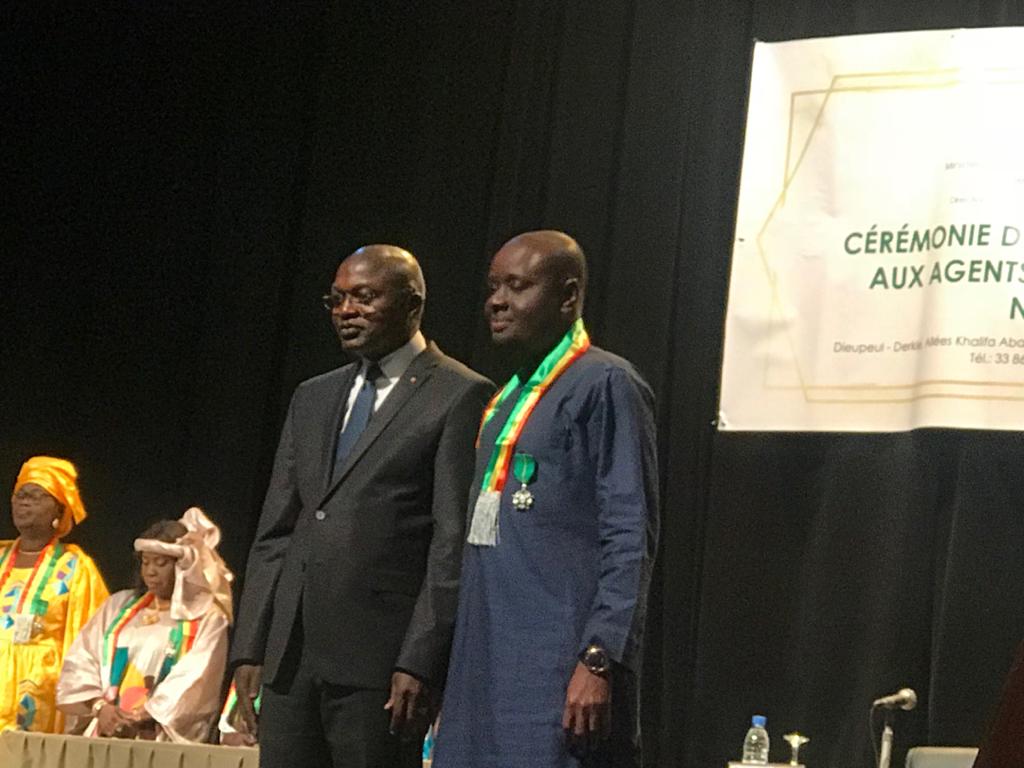 Remise de décorations aux agents du ministère des Collectivités territoriales, du Développement et de l’Aménagement des Territoires, promus aux ordres nationaux.