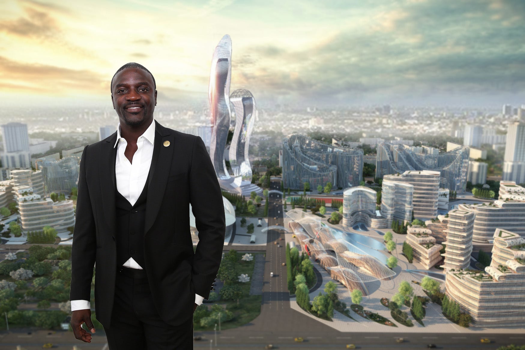 Crytomonnaie, Akon City : Révélations sur les associés du rappeur Américano-Sénégalais.