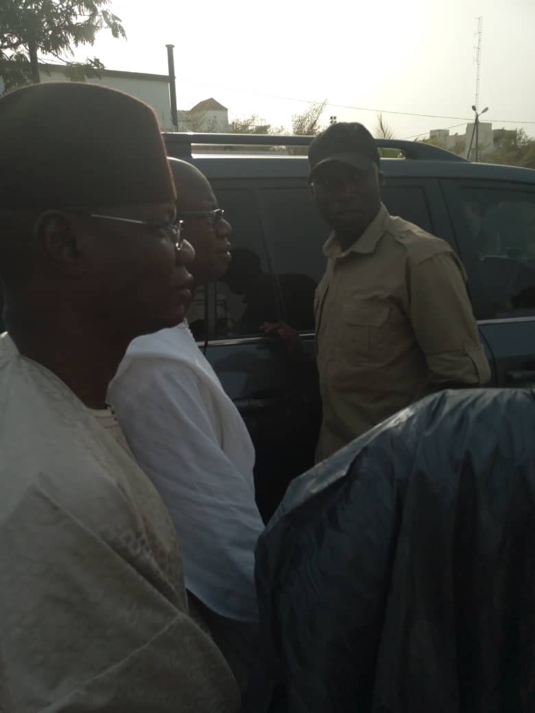 Inhumation du jeune américain Mouhamed Cissé : Augustin Tine et Mor Ngom à Médina Baye.