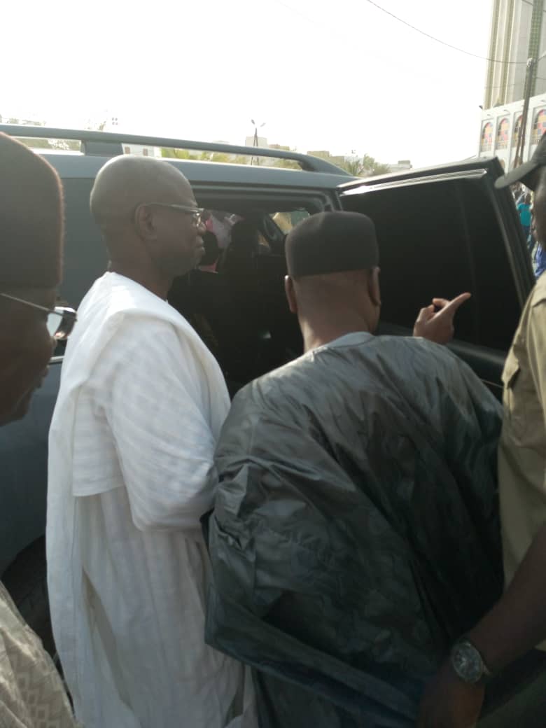 Inhumation du jeune américain Mouhamed Cissé : Augustin Tine et Mor Ngom à Médina Baye.