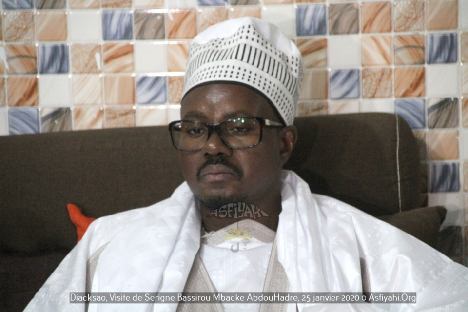 (Images) GAMOU DE DIACKSAO / Cheikh Bass Abdou Khadre Mbacké porteur d'un message du Khalife de Touba, parrain de l'édition 2020.